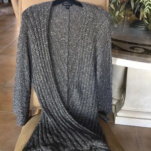 Bebe $118 Metallic Knit Sweater